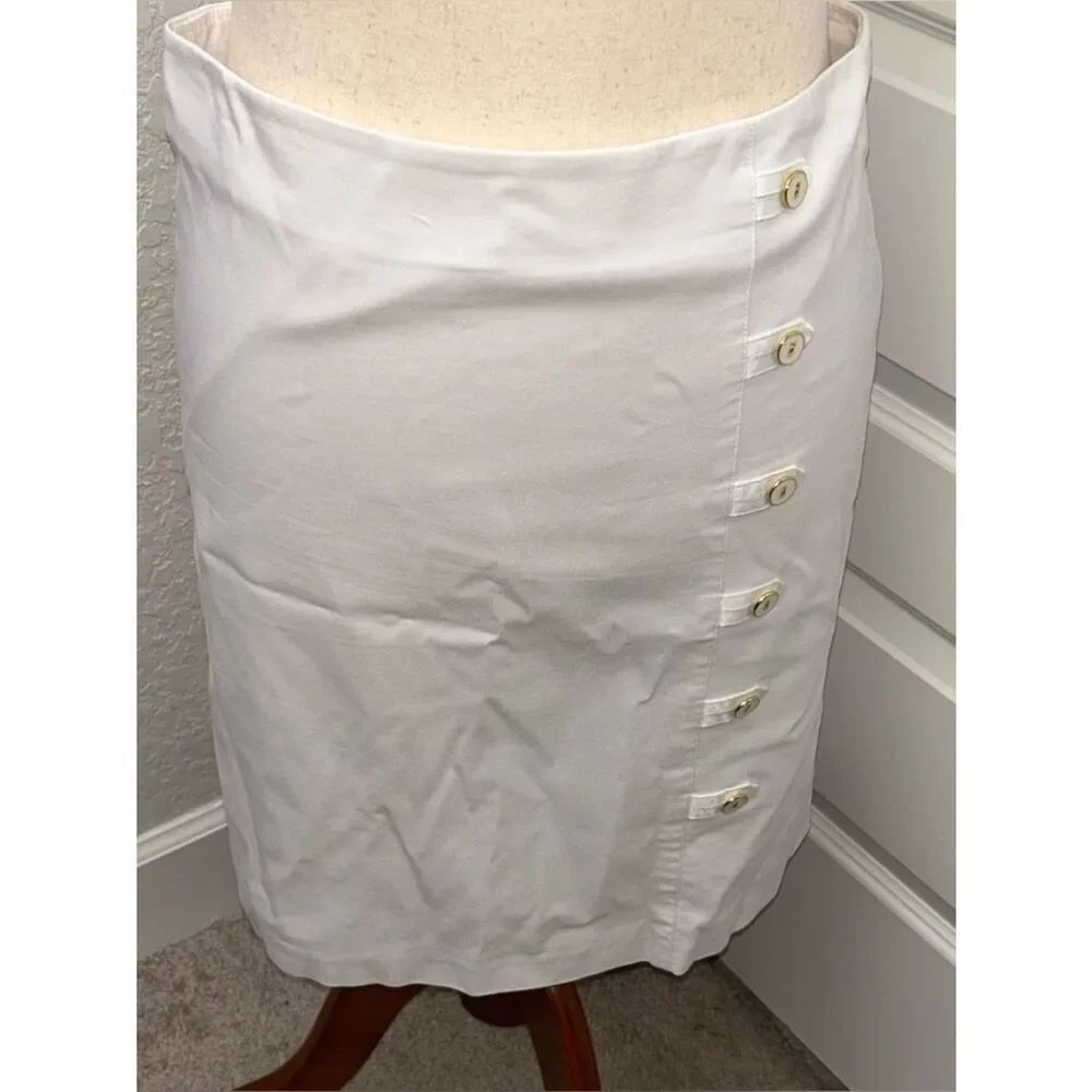 J.McLaughlin Serina High Waist Faux Button Front Pencil Skirt